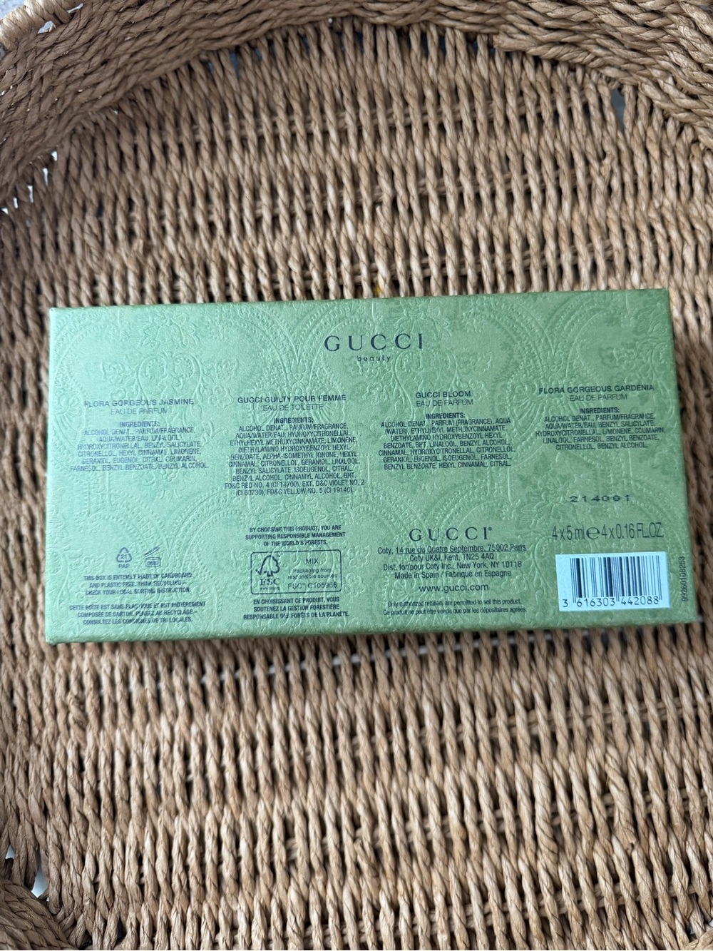 Gucci Beauty Mini Perfume Gift Set - Pink, Cream, Clear, Teal - Picture 4 of 4